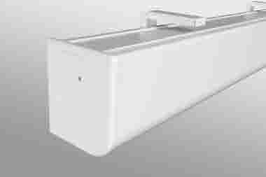 Acumen XL case, white finish, with ceiling brackets