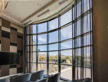 FlexShade Motorized Shades with Angled Coupler