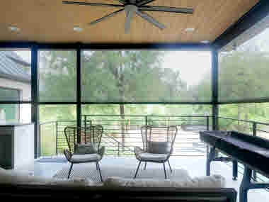 FlexShade ZIP Exterior Motorized Shade