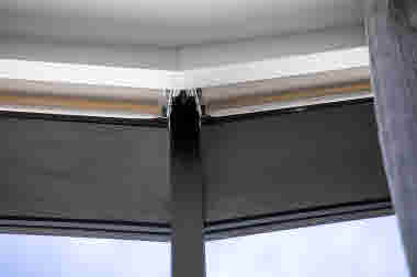 FlexShade Motorized Shades with Angled Coupler