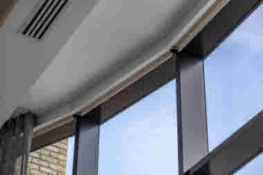 FlexShade Motorized Shades with Angled Coupler